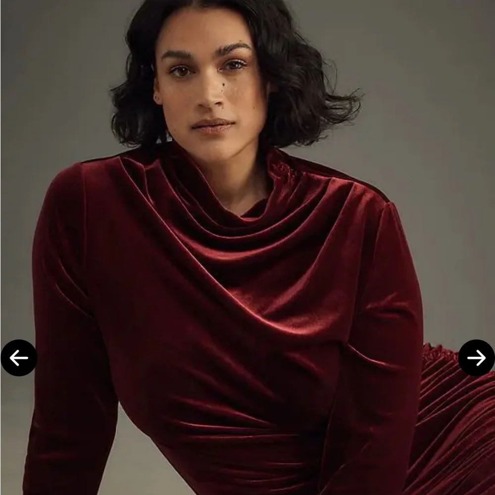 Anthropologie The Maya Dress: Velvet Long-Sleeve Edition NWT - Picture 1 of 6